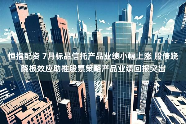 恒指配资 7月标品信托产品业绩小幅上涨 股债跷跷板效应助推股票策略产品业绩回报突出