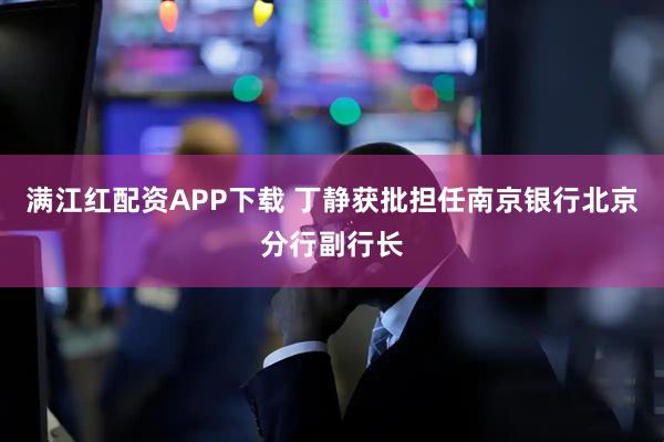 满江红配资APP下载 丁静获批担任南京银行北京分行副行长